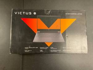 lot 10 image: HP Victus 15 Gaming Laptop, 15.6 FHD 144Hz Display, AMD Ryzen 5 7535HS, 16GB DDR5 RAM, 512GB PCIe M.2 SSD