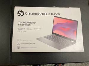 lot 12 image: HP Chromebook Plus x360 14 Laptop, FHD Touchscreen, Intel Core i3-N305, 8GB RAM, 128GB