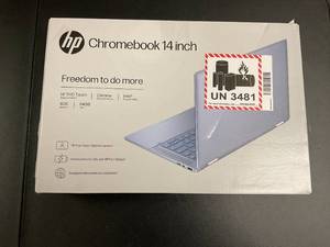 lot 13 image: HP Chromebook x360 14 Laptop, HD Touchscreen, Intel Processor N100, 4GB RAM, 64GB