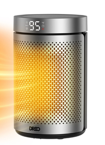 lot 139 image: LOT OF 2 DREO 10 Portable Space Heater with Remote, PTC Ceramic Electric Heater for Bedroom with Thermostat, 12h Timer, Safety Heater for Room