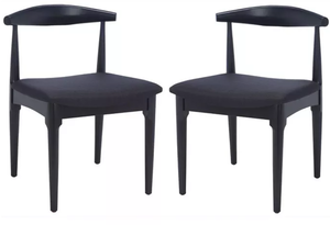 lot 521 image: 2PCS Safavieh Lionel Retro Dining Chair
