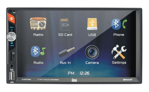 lot 626 image: Dual Electronics XVM279BT 7 Double DIN Car Stereo with LED Touch Screen, Bluetooth