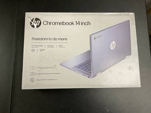 lot 29 image: HP Chromebook x360 14 FHD IPS Touch 2-in-1 Laptop Intel Processor N100 4GB RAM 64GB
