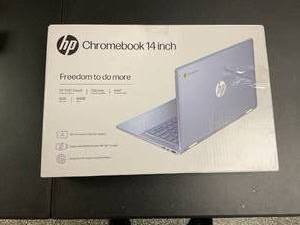 lot 43 image: HP Chromebook x360 14 FHD IPS Touch 2-in-1 Laptop Intel Processor N100 4GB RAM 64GB