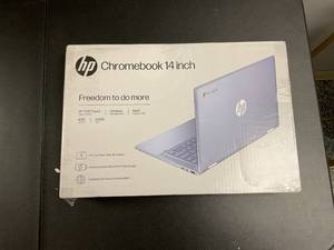 lot 44 image: HP Chromebook x360 14 FHD IPS Touch 2-in-1 Laptop Intel Processor N100 4GB RAM 64GB
