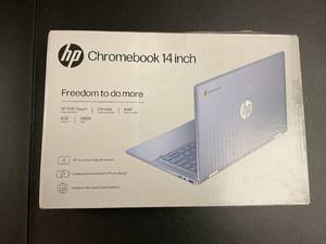 lot 49 image: HP Chromebook x360 14 FHD IPS Touch 2-in-1 Laptop Intel Processor N100 4GB RAM 64GB