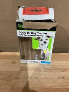 lot 430 image: Premier Pet 1000 Ft Dog Trainer with Rechargeable Battery - Corrects Unwanted Behaviors