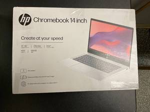 lot 28 image: HP Chromebook 14 Laptop Intel Processor N200 4GB RAM 128GB