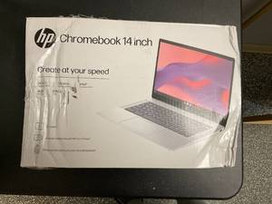 lot 31 image: HP Chromebook 14 Laptop Intel Processor N200 4GB RAM 128GB