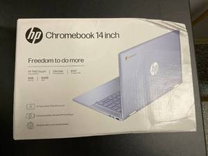 lot 34 image: HP Chromebook x360 14 FHD IPS Touch 2-in-1 Laptop Intel Processor N100 4GB RAM 64GB