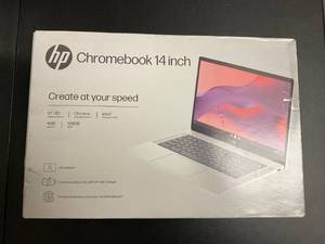 lot 36 image: HP Chromebook 14 Laptop Intel Processor N200 4GB RAM 128GB