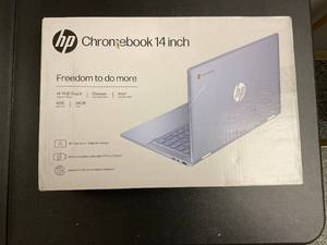 lot 39 image: HP Chromebook x360 14 FHD IPS Touch 2-in-1 Laptop Intel Processor N100 4GB RAM 64GB