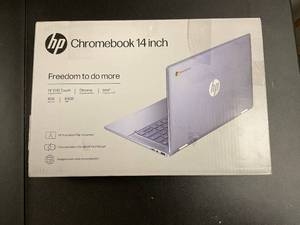 lot 41 image: HP Chromebook x360 14 FHD IPS Touch 2-in-1 Laptop Intel Processor N100 4GB RAM 64GB