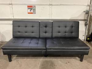 lot 462 image: Mainstays Memory Foam Futon with Cupholder and USB