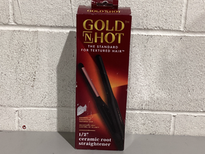 lot 551 image: Gold N Hot Professional 12 Ceramic Root Straightener, Rose Gold