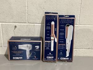 lot 553 image: Lot of 3 Miscenalleous Conair Hair Accessories