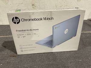 lot 182 image: HP Chromebook x360 14 FHD IPS Touch 2-in-1 Laptop Intel Processor N100 4GB RAM 64GB