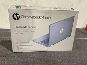 lot 183 image: HP Chromebook x360 14 FHD IPS Touch 2-in-1 Laptop Intel Processor N100 4GB RAM 64GB