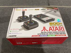 lot 194 image: GameStation Pro Atari Retro Video Game System, 200 Games