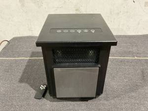 lot 196 image: Mainstays 1500W Electric 4-Element Infrared Cabinet Space Heater for Indoor