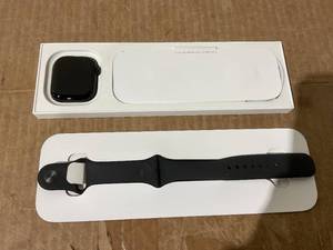 lot 55 image: Apple Watch Series 10 GPS 46mm Jet Black Aluminum Case