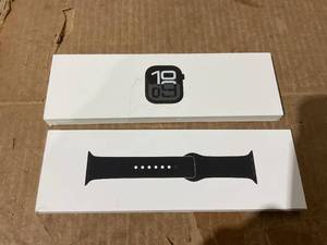 lot 60 image: Apple Watch Series 10 GPS 46mm Jet Black Aluminum Case