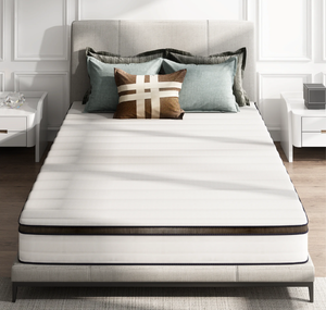 lot 99 image: 10 Gel Memory Foam Mattress,Z-HOM Hybrid Mattresses in a Box Medium Firm Cool Comfort Pocket Spring Queen Size