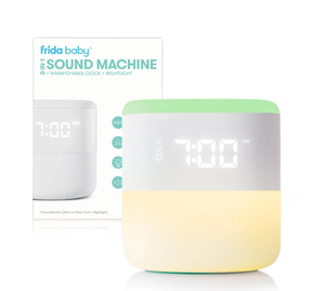 lot 657 image: Frida Baby 3-in-1 Bluetooth White Noise Sound Machine, Gentle Sunrise Sleep Trainer Nightlight, and Alarm Clock for Nursery or Kids Bedroom