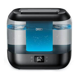lot 171 image: DREO 1.0 Gal Cool Mist Humidifier with Digital Display with Diffuser and Nightlight, 32 Hour Long Runtime for Home