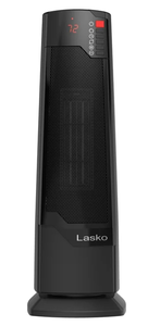 lot 174 image: LOT OF 2 Lasko 22 1500W Oscillating Ceramic Tower Space Heater with Remote