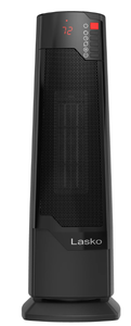 lot 585 image: Lasko 22 1500W Oscillating Ceramic Tower Space Heater with Remote