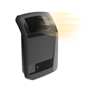 lot 216 image: Lasko 1500W Cyclonic Ceramic Console Electric Space Heater with Timer, CC24925, Black