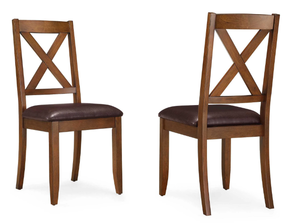 lot 220 image: Better Homes & Gardens Maddox Crossing Dining Chair, Set of 2, Brown