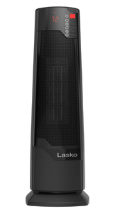 lot 338 image: LOT OF 2 Lasko 22 1500W Oscillating Ceramic Tower Space Heater with Remote