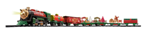lot 696 image: 47PCS Santa Express Eztec Battery Operated Plastic Christmas Train Set