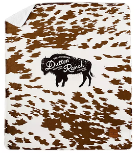 lot 710 image: Yellowstone Silk Touch Sherpa Reverse Throw, 60 x 70