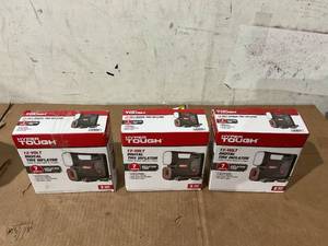 lot 319 image: LOT OF 3 Hyper Tough DC 12V Digital Car Tire Inflator with Auto-off Function