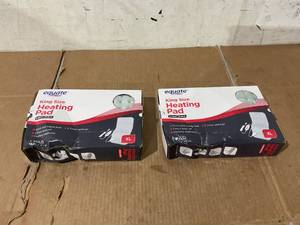 lot 334 image: LOT OF 2 Equate XL Electric Heating Pad, 6 Heat Settings with Auto Shut off