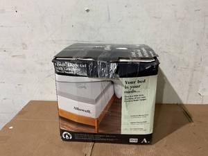 lot 713 image: Twin Size Allswell 3 Sleep Cool ThermaGel Memory Foam Topper Infused with Graphite