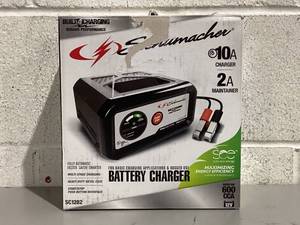 lot 734 image: Schumacher SC1282 10-Amp 12V Fully Automatic Battery Charger and Maintainer