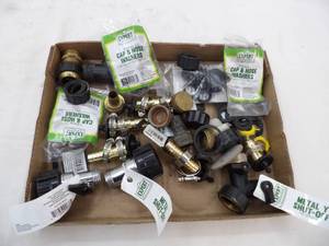 lot 99 image: garden hose ,adapters, fitting