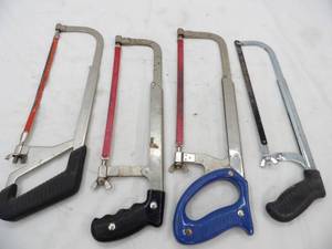 lot 137 image: Hack saws