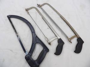 lot 140 image: Hack saws