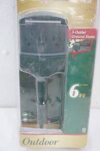 lot 9 image: Outlet ground stake