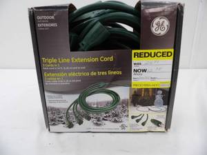 lot 174 image: Triple Line Extension cord