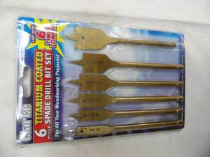 lot 197 image: Spade drill bit set