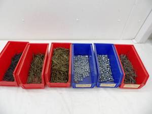 lot 215 image: Hardware bins, hardware