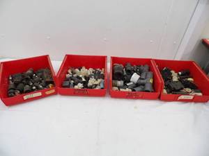 lot 216 image: Hardware bins , electrical supplies