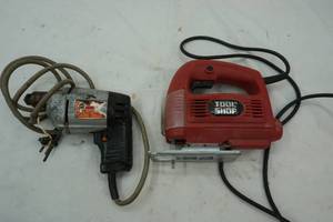 lot 255 image: Tool Shop jigsaw, drill