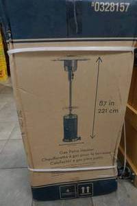 lot 267 image: Garden Treasures gas patio heater